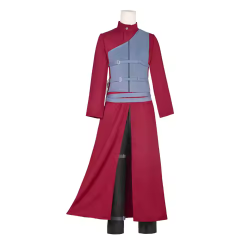 Anime Ninja Gaara Role Playing Costume Sand Dress Red Role Playing Performance Costume New Style