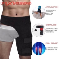 Thigh Hamstring Support Guard Brace Adjustable Free Size Fixness For Pain Relief, Sport Outdoor Yoga