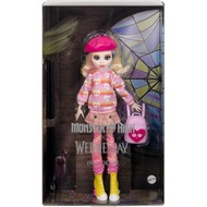Monster High Wednesday Doll and Accessories, Enid Sinclair Collectible in Pink Fashion with Beret an