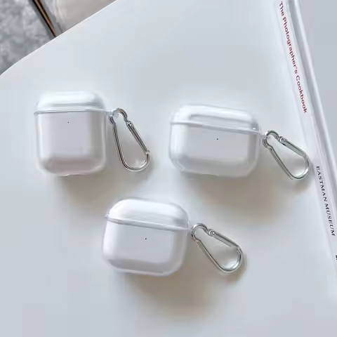 Simple And Transparent Premium Feel Solid Color For Airpod 4 3 2 1 AirPod Pro 3 2 Headphone Case Dus