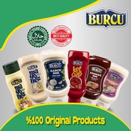 Burcu Garlic Mayonnaise/ Mayonnaise/ Ranch Sauce/ BBQ Sauce/ Ketchup Hot & Sweet/ Apple Vinegar