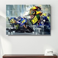 Moto GP POSTER frame A3 (30x43cm) VALENTINO ROSSI VR46 g1 POSTER