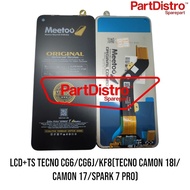 LCD TOUCHSCREEN TECNO CG6/CG6J/KF8 (TECNO CAMON 18i/CAMON 17/SPARK 7 PRO) BLACK