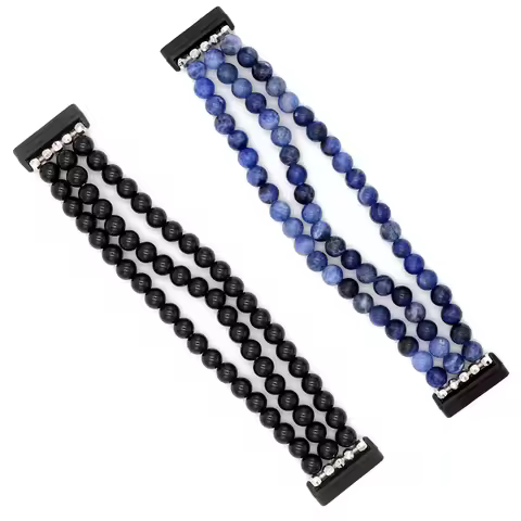 Bracelet for Fitbit Versa 4/Versa 3/Sense 2/Sense Bands for Women Wristband Handmade Fashion Elastic