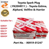Toyota Spark Plug ( FK20HR11 ) - Toyota Estima, Alphard, Vellfire & Harrier ( 90919-01247 ) - 1pc