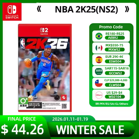 NBA 2K26 Nintendo NS2 Game Switch 2 Deals 100% Official Physical Game Card Sports Genre for Switch O