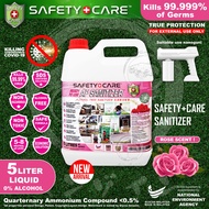 FREE SHIPPING!(NEW ARRIVAL!!!!!)Rose fragrance  af sanitizer Safety Care Anti-Bacterial Disinfectant 5L cleanser sanitizer 消毒液 消毒水