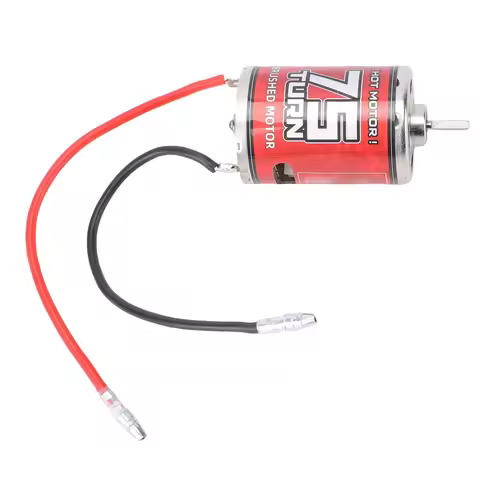 540 Brushed Motor High Torsion Low Noise 75T RC Motor for RC Car Boat Trunk Stainless Steel Housing