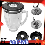 【A-NH】Replacement Parts Compatible for  Blender, 6 Cup Glass Blender with Ice Blade,Bottom Cap