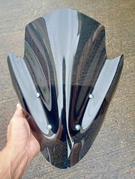 ชิวหน้าพร้อมบังไมล์  ชิวหน้า ชิวแต่ง แผ่นบังลม ชิวบังลม YAMAHA M-Slaz(เอ็มสแลซ) ทุกปี(ทรงER6N)สีสโมค