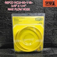[REFCO HCL6-60-Y-N-3/8 X 1/4]CHARGING HOSE 150CM (1.5M) 4687411 SWISS MADE YELLOW MAX FLOW RATE HOS 