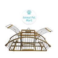 JEBAK BURUNG SANGKAR SERINDIT ROTAN PINTU 2 (2 in 1)