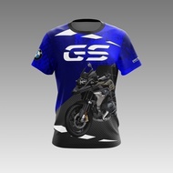 2026 BMW Fashion Gs Exclusive Admiral Bluemicrofiber T-shirt