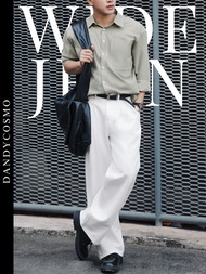 DANDY COSMO | กางเกงยีนส์ Wide Pant Jeans รุ่น Cotton White