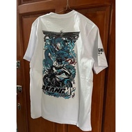 Kaos Pria AKANG MV Original Terlaris Motif Reva Putih R1