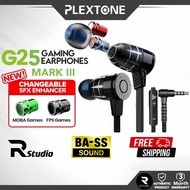 PLEXTONE G25 Super Bass Bullets Style Gaming Earphone With Mic Magnetic headphones For Smartphone Mo