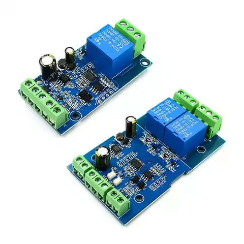 Modbus-Rtu 1/2 Channel 7-24V Relay Module Switch Modbus RTU 4 Channel Relay Output 12V Switch Input 