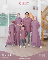 Baju Sarimbit Keluarga Terbaru + Seply Sarimbit EKSIS 232 DESSERT ROSE