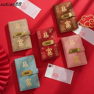 XUTIAN88WL Budget Binder with Lock, Portable Refillable Saving Money Binder, Easy and Fun Cash Envel