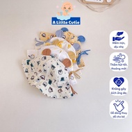 Round brimmed hat for babies, bucket hat for babies with HQ style ear patterns TCM006 - A LITTLE CUT