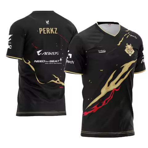 New Summer G2 Esports T Shirt Game LOL CSGO Essentials T-shirt Women Men 3D Print Oversized Tops Gir