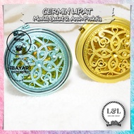 Round Folding Mirror Double Side Mirror Portable Multipurpose Practical 2-Way Folding Round Mirror U