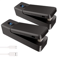 Mini Bag Sealer 2 in 1 Rechargeable Portable Bag Vacuum Heat Sealer Cutter for Plastic Snack PVC Bag