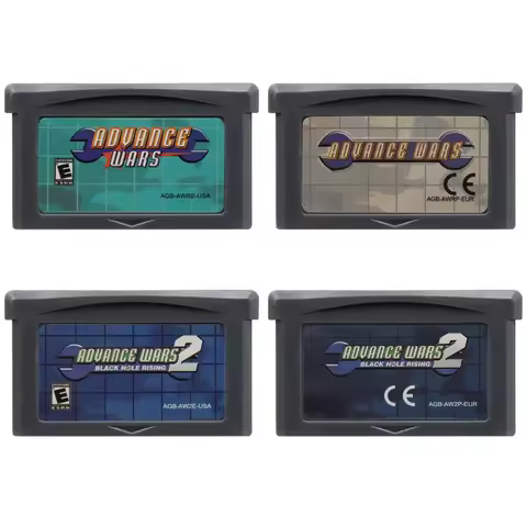 GBA Game Cartridge Advance Wars Series Advance Wars 2 Black Hole Rising 32 Bit Video Game Console Ca