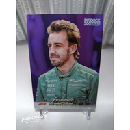Fernando Alonso | Topps Paddock Pass Formula 1 | Base F1 Photo - Purple Refractor | Numbered /75
