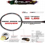 FELET Aero Mars-10 Woven Professional Badminton Racket by FLEET