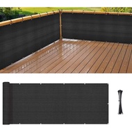 [SG Stock]Balcony Privacy Screen Cover,2.95ft x 16.5ft(0.9x5m) Privacy Screen Balcony Shield,with 35