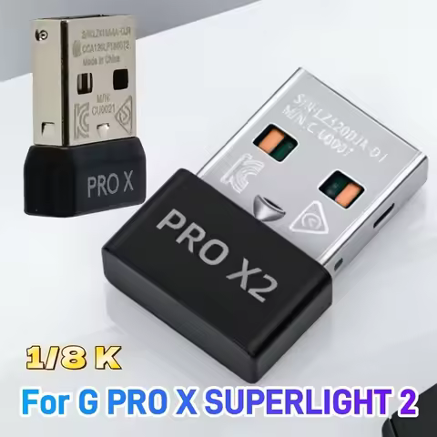 USB Receiver For G PRO X SUPERLIGHT 2 Mouse – 1K / 8K 8000Hz Hyper-Polling Rate Wireless Dongle
