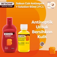 BETADINE SABUN CAIR ANTISEPTIK 100 ML + BETADINE SOLUTION 60 ml
