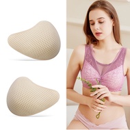 One Piece Elongated shape Granular Silicone Breast Forms Breast Prosthesis for Mastectomy Concave Bra Pad