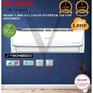 SHARP 1.0HP R32 J-TECH INVERTER AIR CONDITIONER AHX10BED || AUX10BED //ALOT PLASMACLUSTER INVERTER A