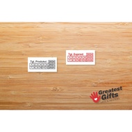 Production Date Label Stickers and Expired Stickers