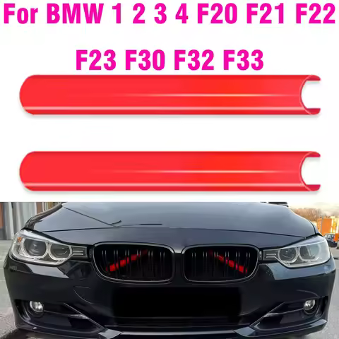 Car Strip Sticker Grille Cover Frame Radiator Support Fits for BMW F20 F21 F22 F23 F30 116i 118i 120