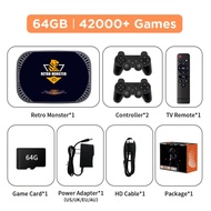2025 Amlogic S905X4 Retro Video Game Console 70+Emulators For PS1/PSP/N64/DC/SS/MAME Built In 48000+