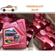 🇲🇾HOT SALES  PERODUA ATF OIL D3-SP 1L BEZZA ALZA AXIA VIVA MYVI ARUZ D3SP D3 SP D3sp ATF GEAR OIL 100% ORIGINAL