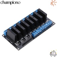 CHAMPIONO 8 Channel Solid State Relay Module, 5V High Level Trigger 8 Channel Relay Module, Multi Ch