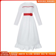 Annabelle Cosplay Costume - White Dress for Halloween Stage Performance