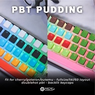 Keycaps Pudding 108 PBT for Mechanical Keyboard