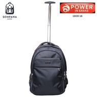 POWER IN EAVAS 1909-18 Laptop Trolley Backpack Laptop Backpack Trolley Bag Suitable for 15 Inch Lapt