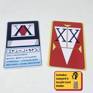 HXH ID Card Hunter X Hunter License Badge Manga Cosplay Accessories (PVC)