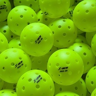 X‐ace 40 Pro Pickleball Balls 42Pcs, 40 Machine‐Drilled Holes PE Pickle Balls, Dent & CrackResistant