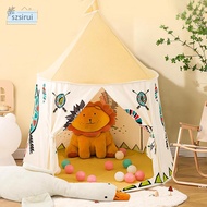 [szsirui] Kids Play Tent Prince Castle Tent Teepee Castle Tent Indoor Indian Playhouse for Backyard