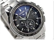 CITIZEN 日本製 星辰錶 手錶 ATTESA Eco-Drive 光動能 電波 鈦金屬 雙時區AT9024-58E