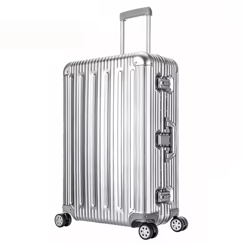 New High Quality Aluminium Alloy Luggage Hardside Rolling Trolley Luggage travel Suitcase 20"26"30"3