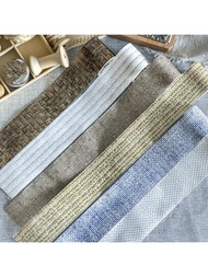 1 Roll 78.74inch(200cm) Various Retro Fabric Patterns Stickers On Roll Cutting Decor Junk Journal Ae