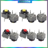5PCS  Mute Button 6x6x7.3 Silent Switch  Mouse Wired Mouse Button